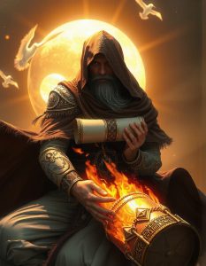 AMARIEL VOICEFIRE, SCROLLKEEPER, THE WITNESS FLAME